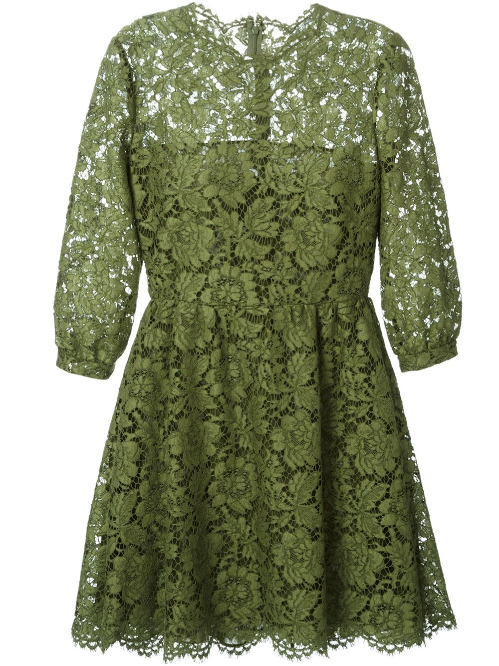 valentino green gown