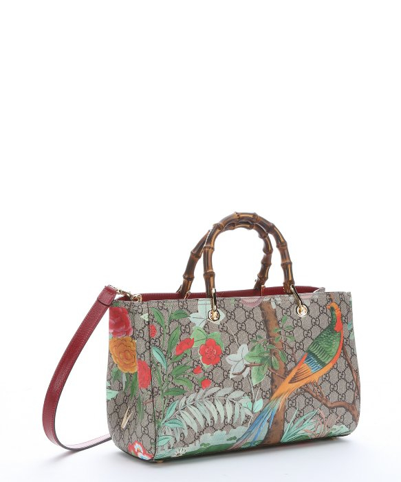 gucci tian bamboo shopper tote gucci tian bamboo shopper tote