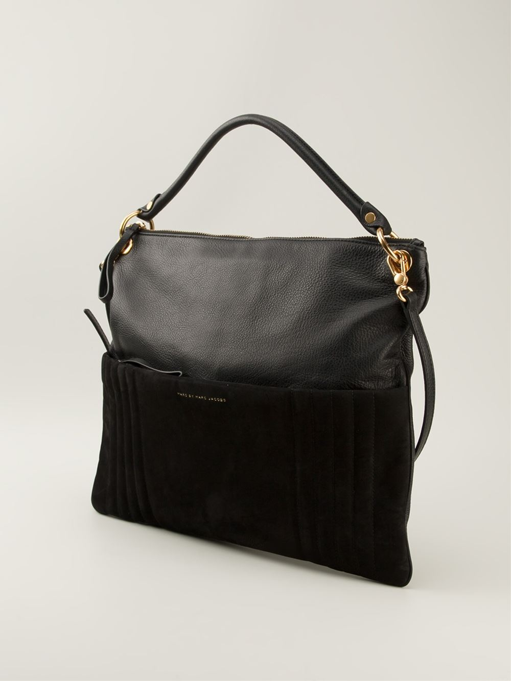 Marc by marc jacobs 'Tread Lightly Hobo' Shoulder Bag in Black | Lyst