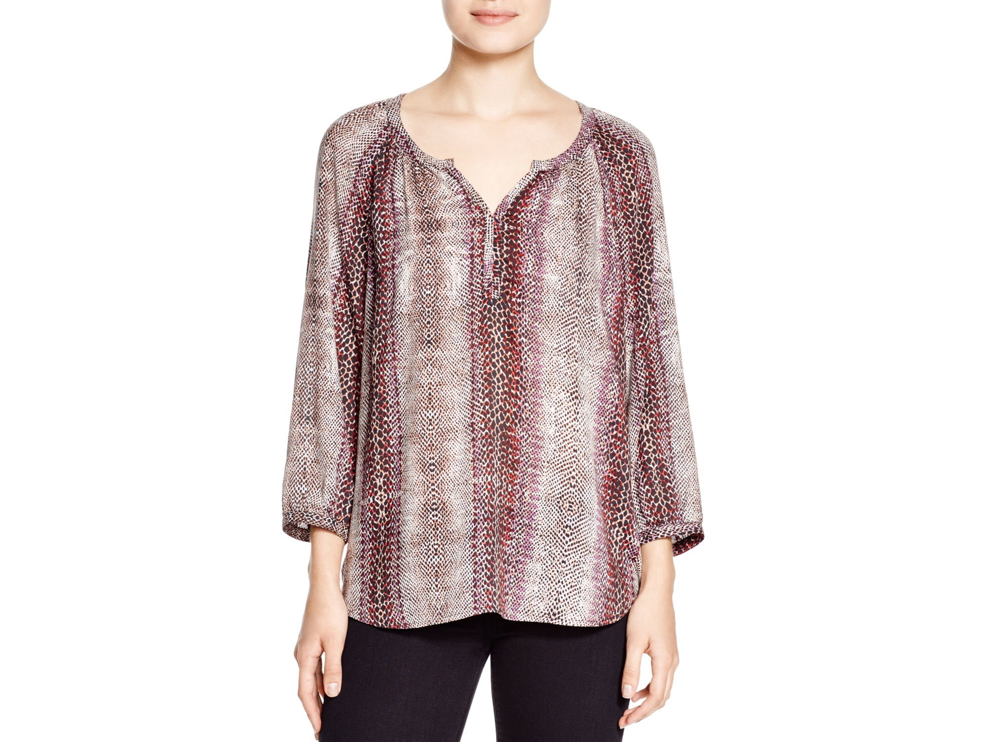 lunch lounge sonya snakeskin printed top lunch lounge sonya snakeskin printed top