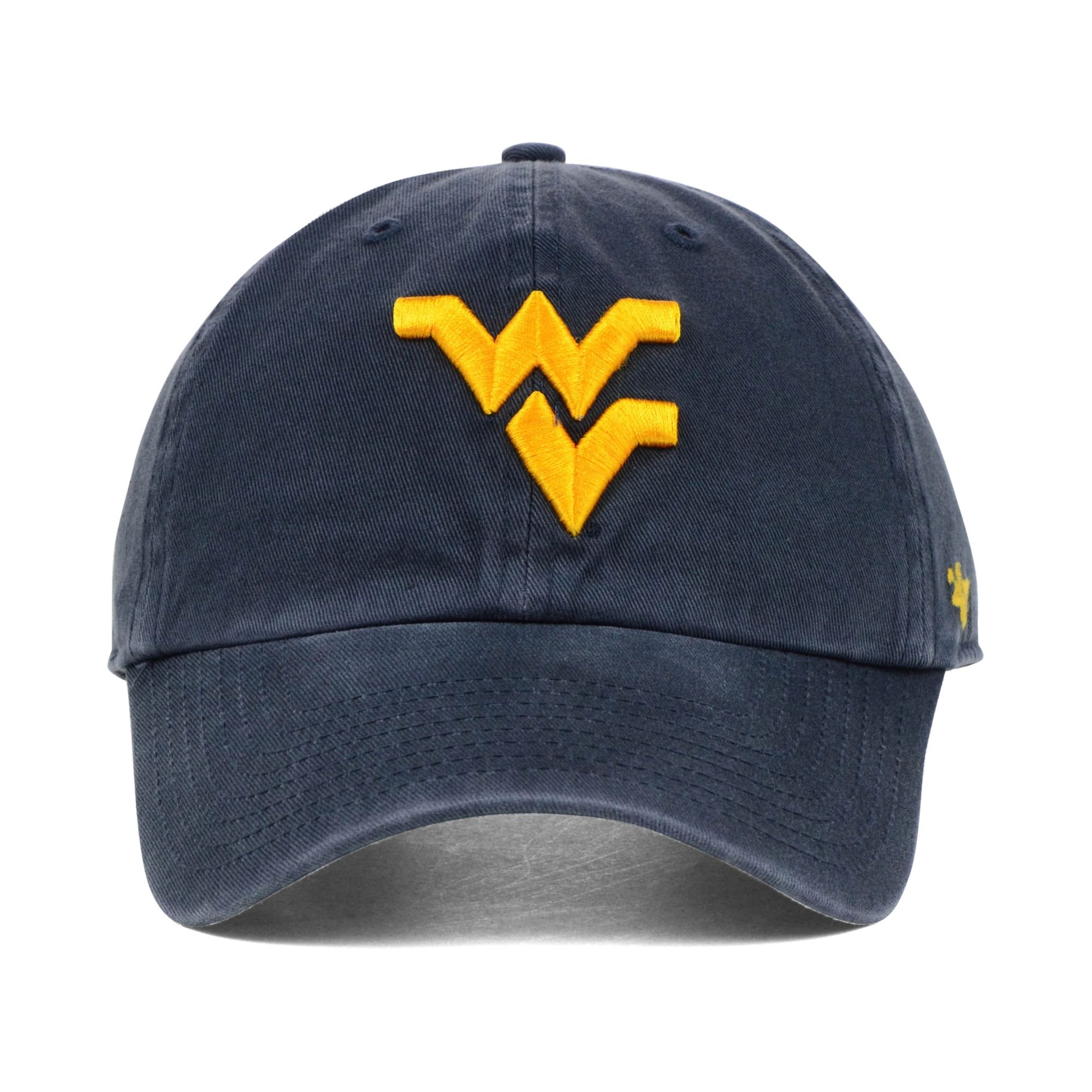 47 brand West Virginia Mountaineers Ncaa Clean-up Cap in Blue for Men ...