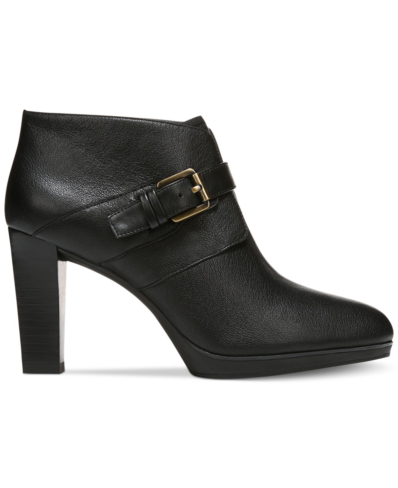 Franco Sarto Inkwell Booties in Black | Lyst
