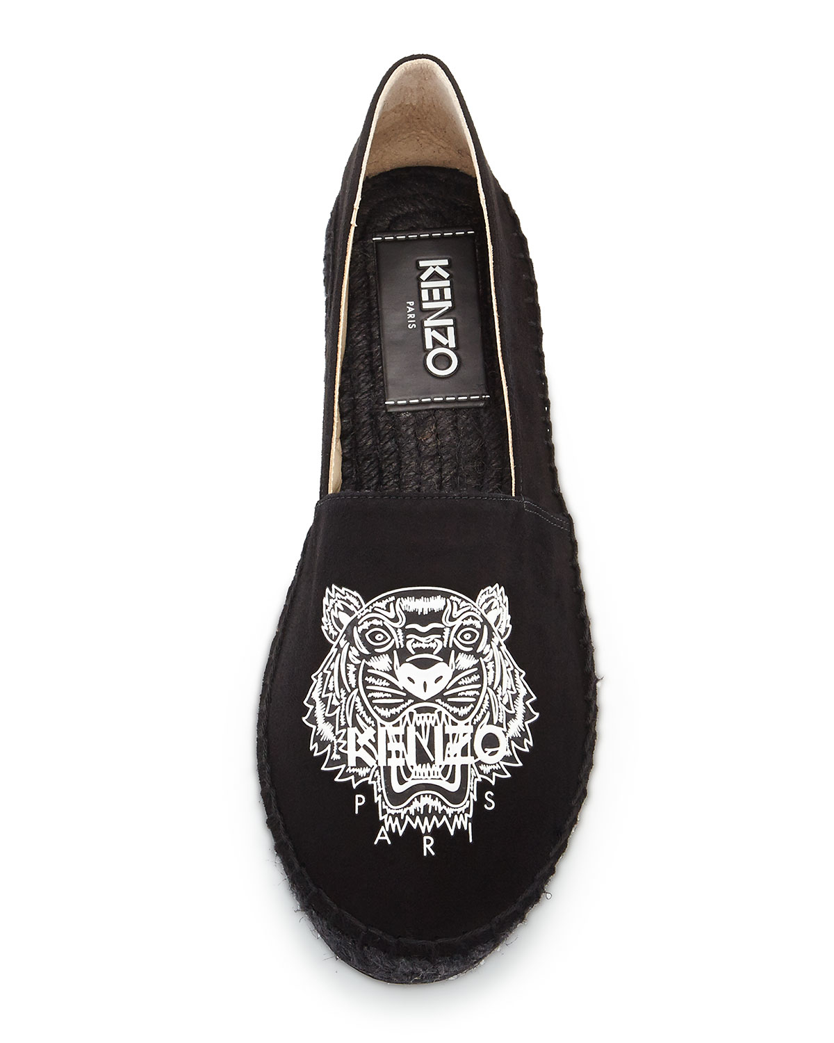kenzo tiger espadrilles black