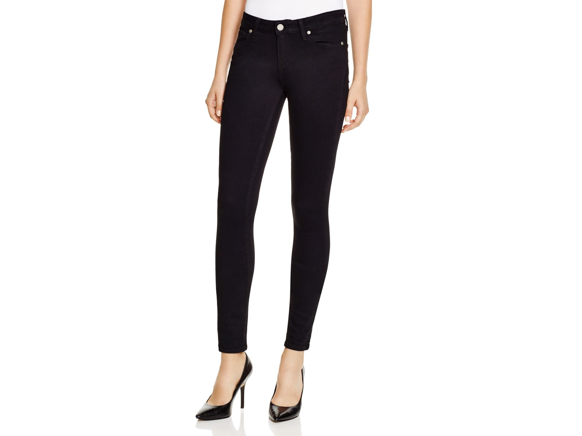 Lyst - Paige Denim Leggy Extra Long Ultra Transcend Skinny Jeans In ...