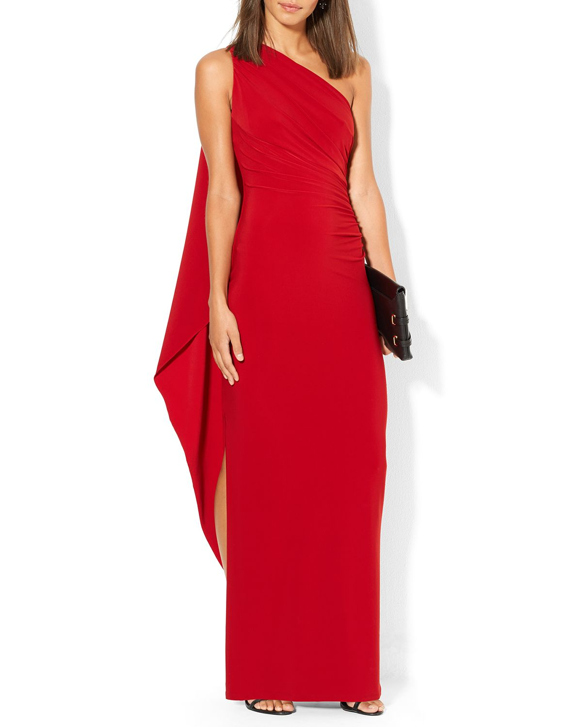 red ralph lauren gown