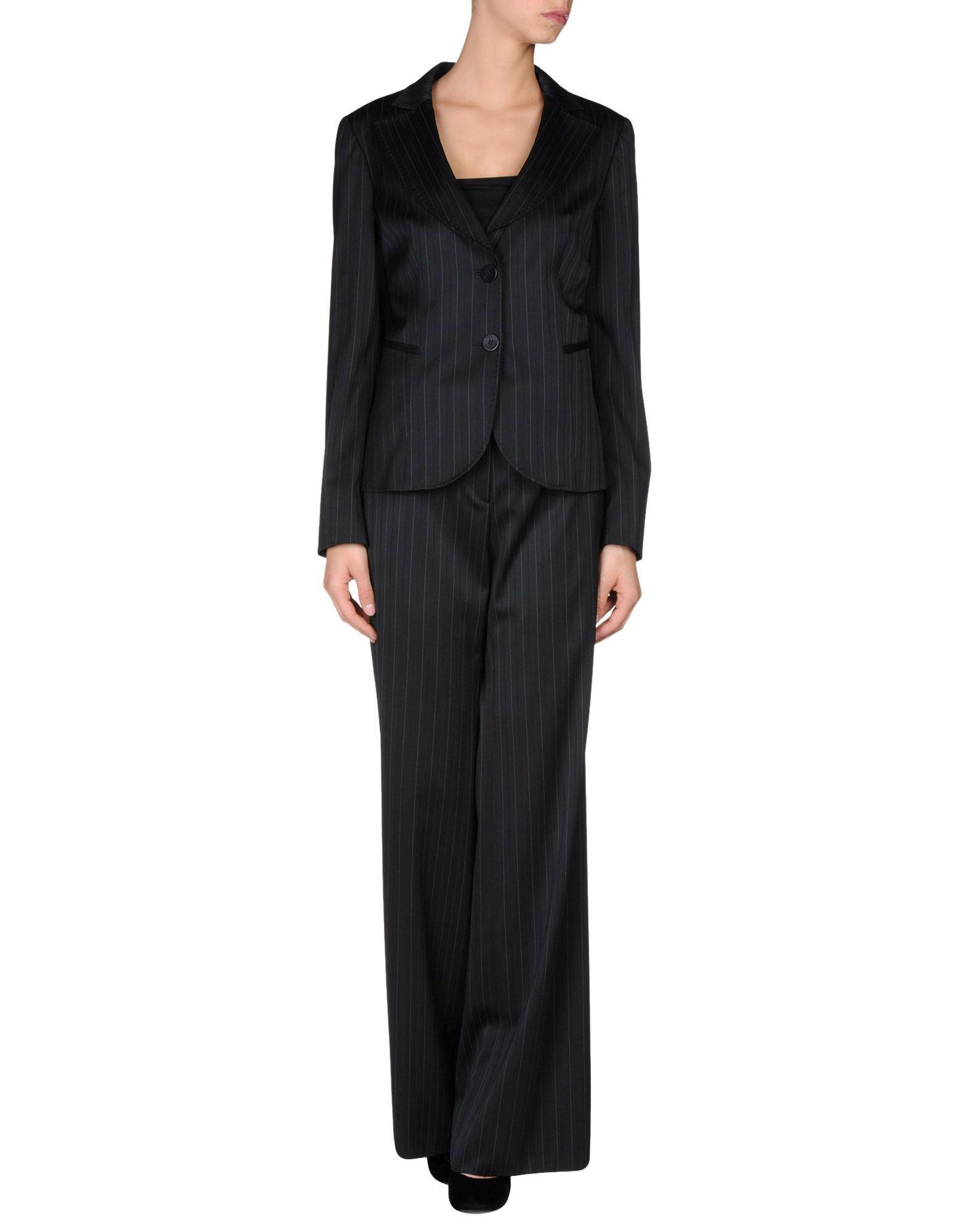 Emporio armani Womens Suit in Black | Lyst