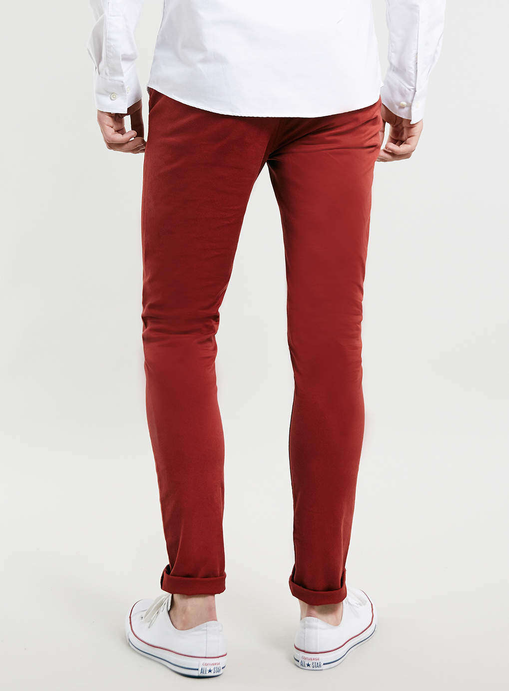 burgundy chinos