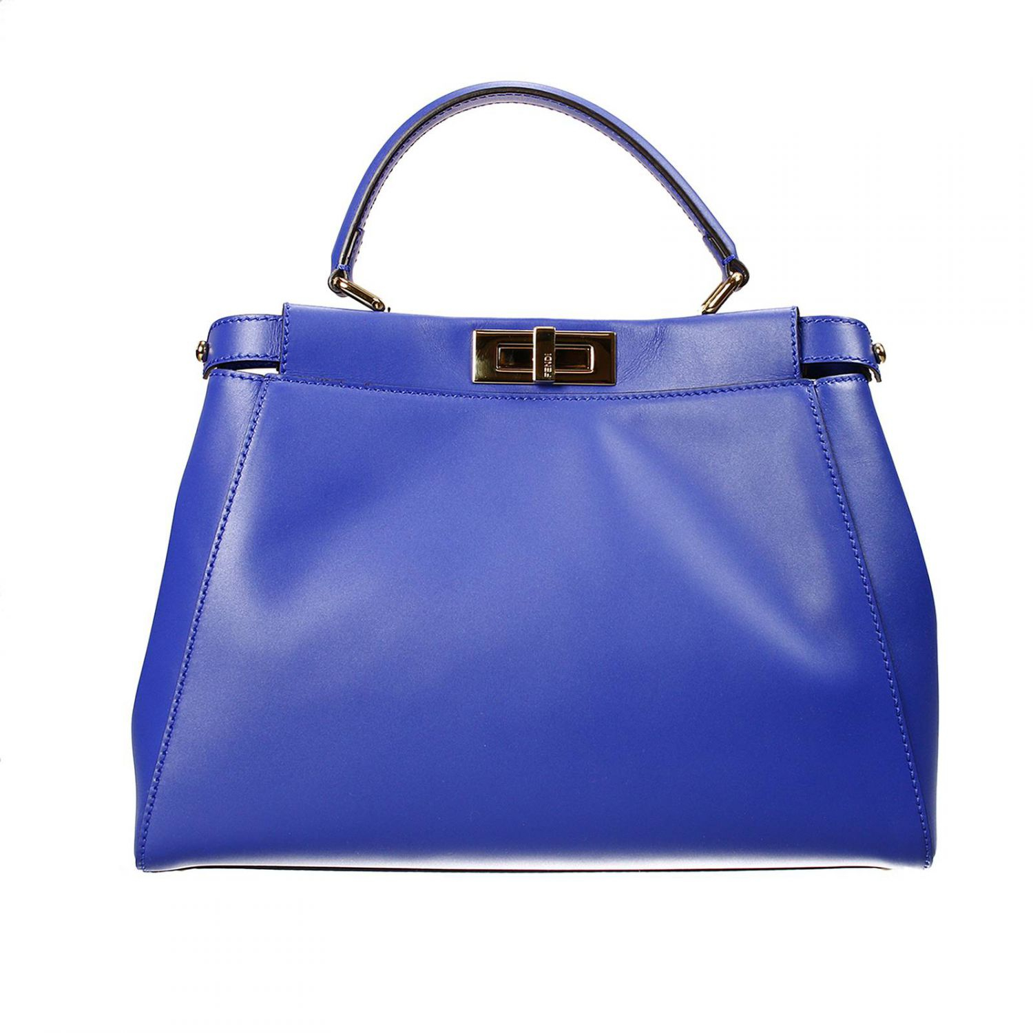 Fendi Handbag Bag Peekaboo Medium Leather With Inside Contrast Pequin ...