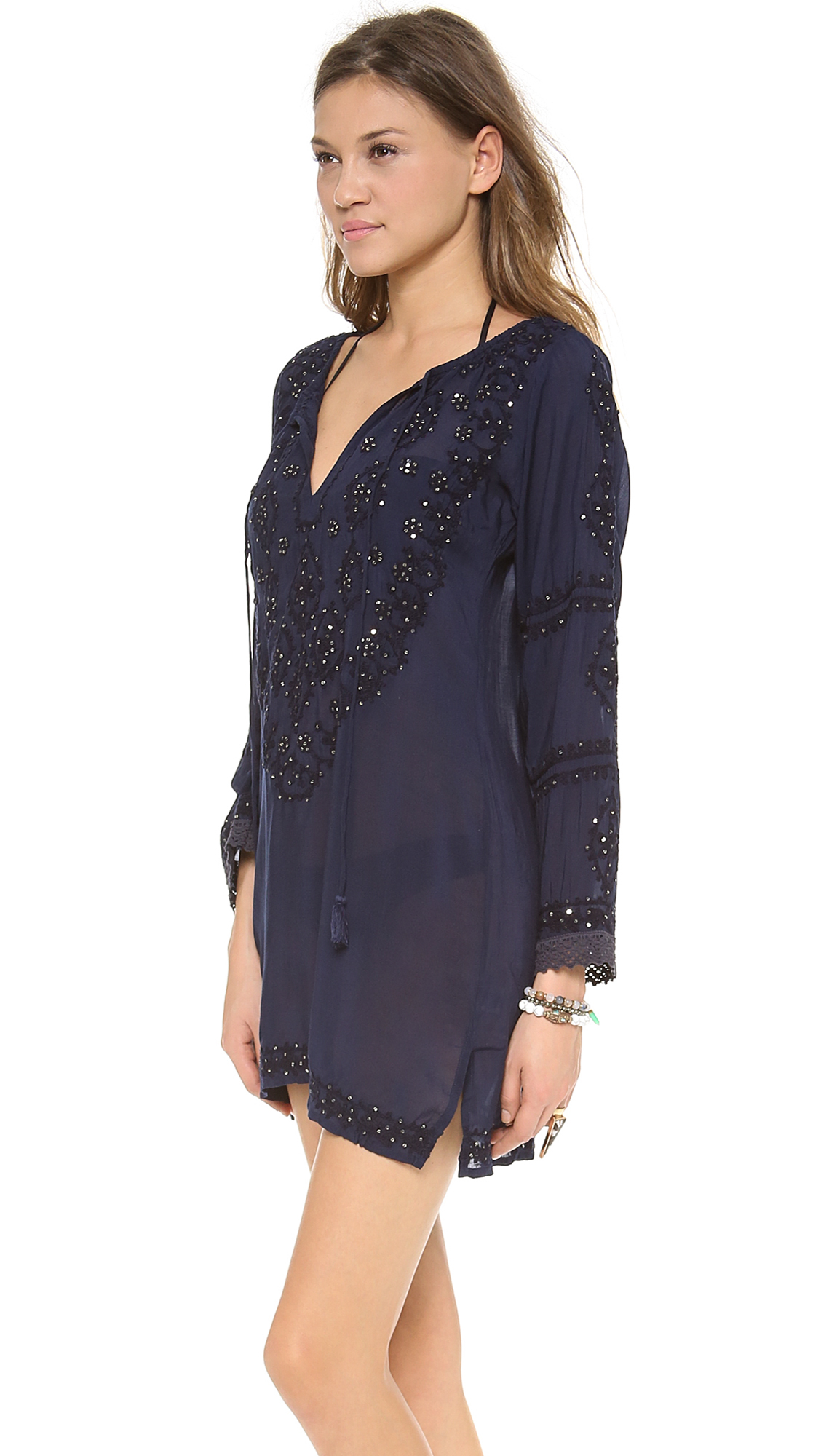 Melissa odabash Laura Cover Up in Blue | Lyst