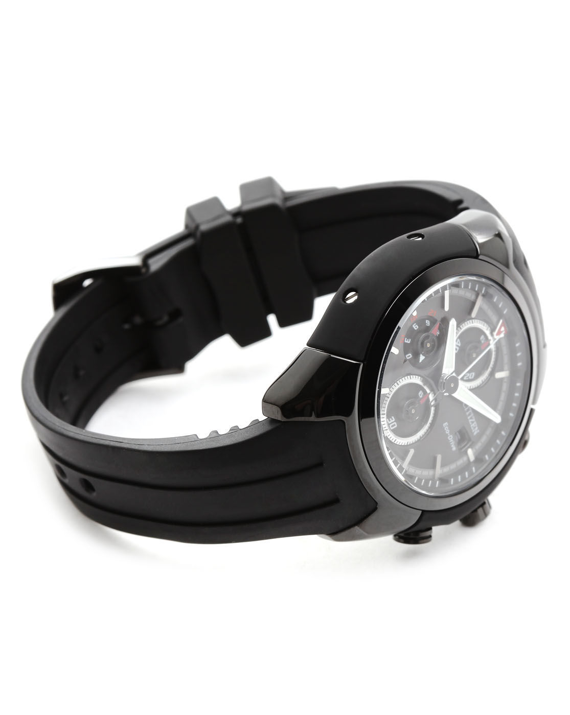 citizen watch with black face