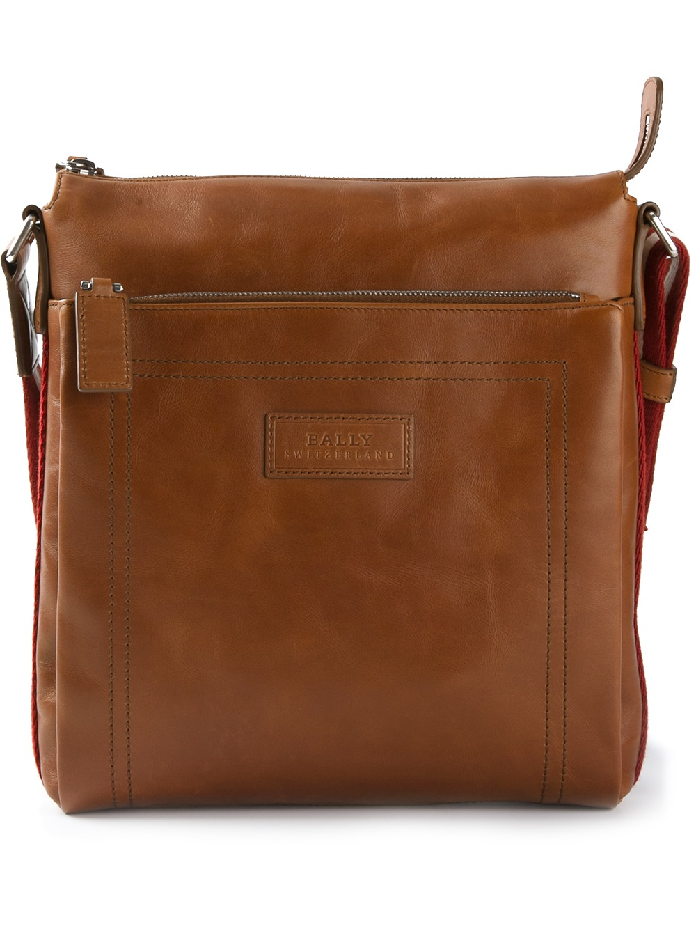 Bally Striped Messenger Bag in Brown for Men | Lyst