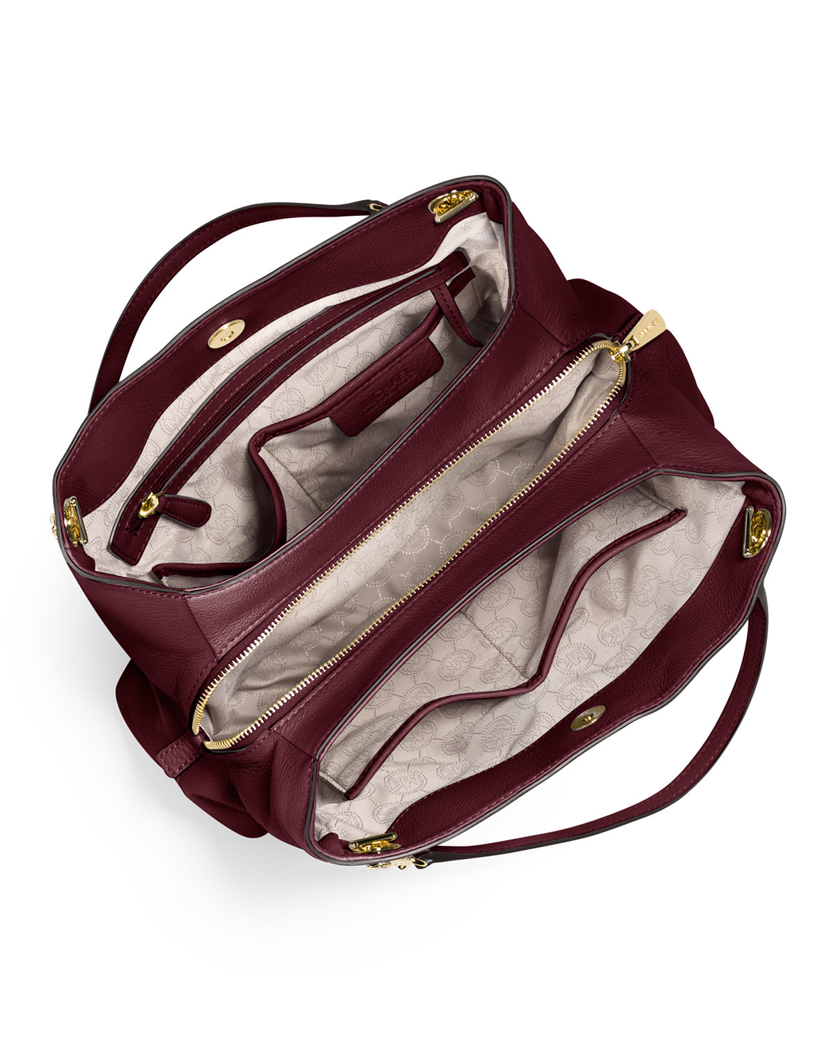 Lyst Michael Kors Jet Set Chain Large Shoulder Bag In Purple Gallery