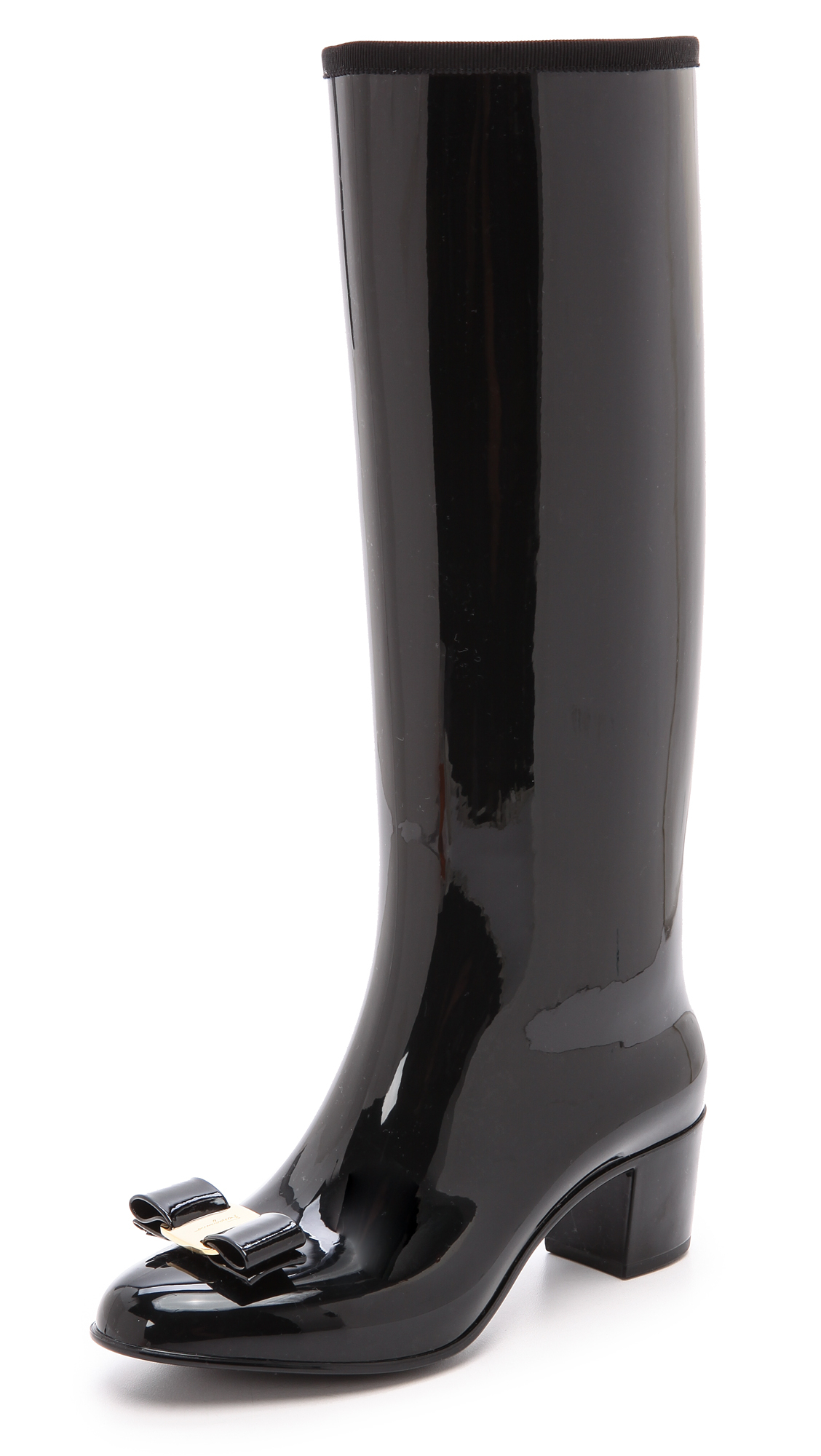 Lyst - Ferragamo Niper Rain Boots Nero in Black