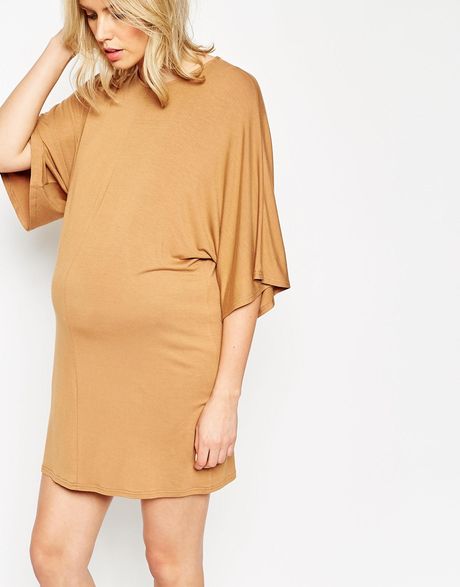 camel t shirt dress