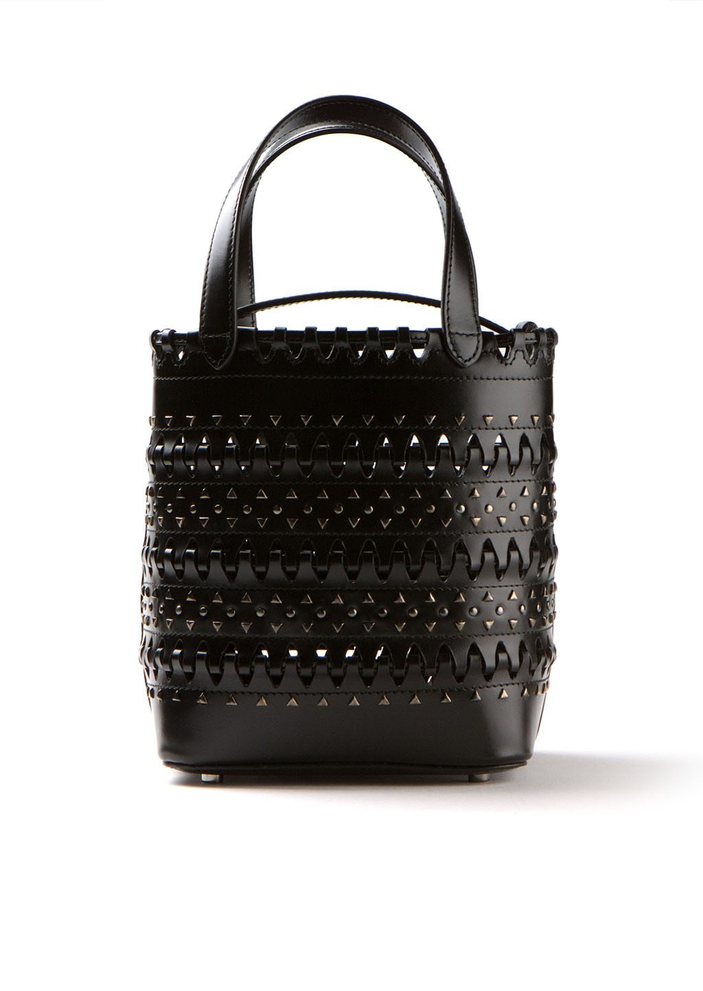 Azzedine Alaïa Black Mini-shopping Bag in Black | Lyst