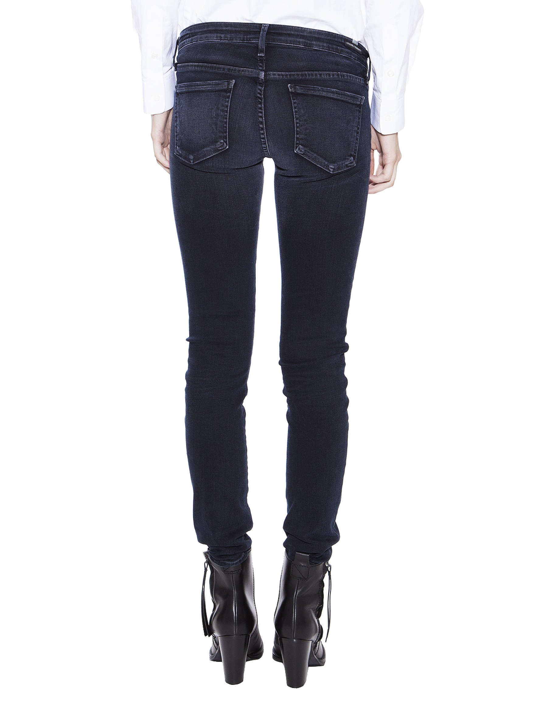 Citizens of humanity Racer Low Rise Skinny in Blue | Lyst