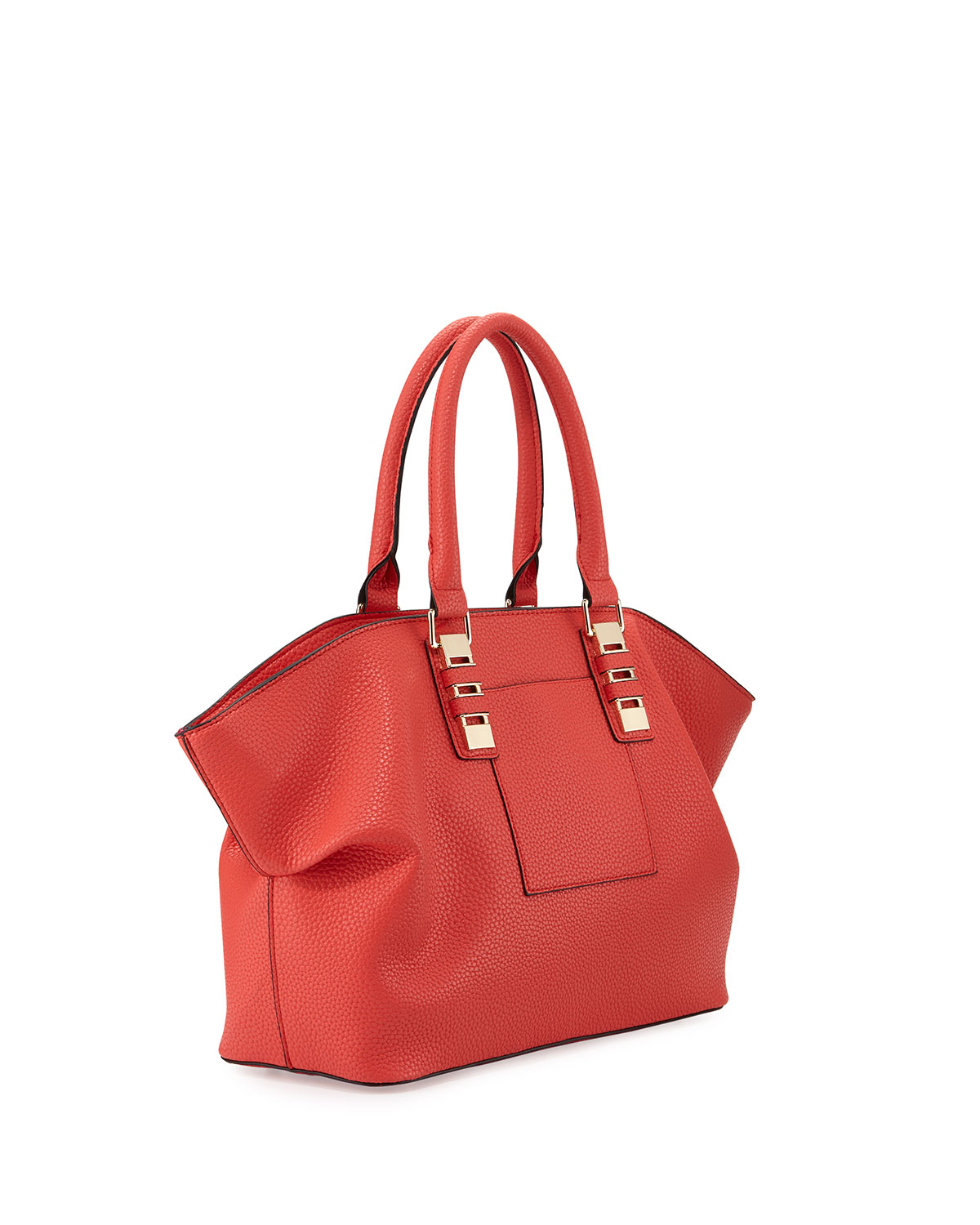 Neiman Marcus Sophia Faux-leather Satchel Bag in Pink - Lyst