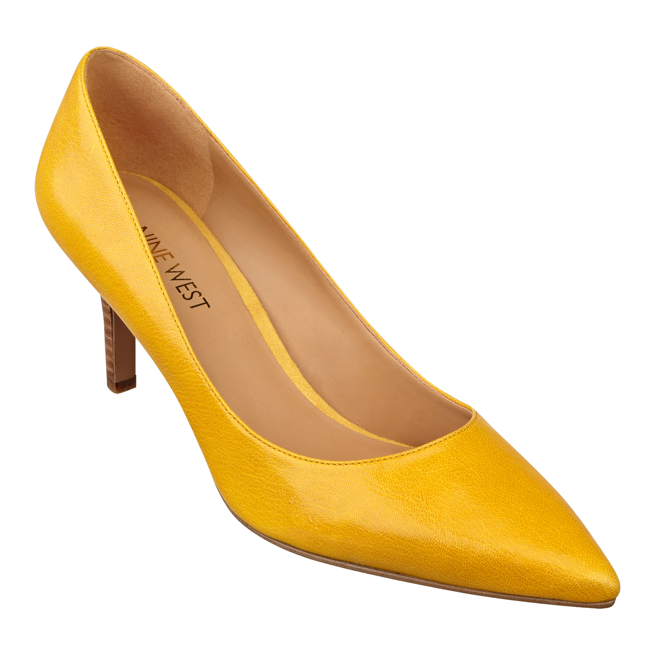Lyst - Nine West Andriana Pointy Toe Pumps in Yellow