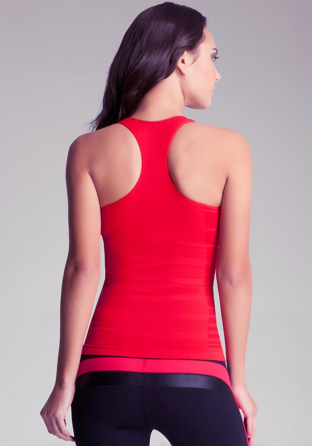 Lyst Bebe Seamless Tank Top in Red