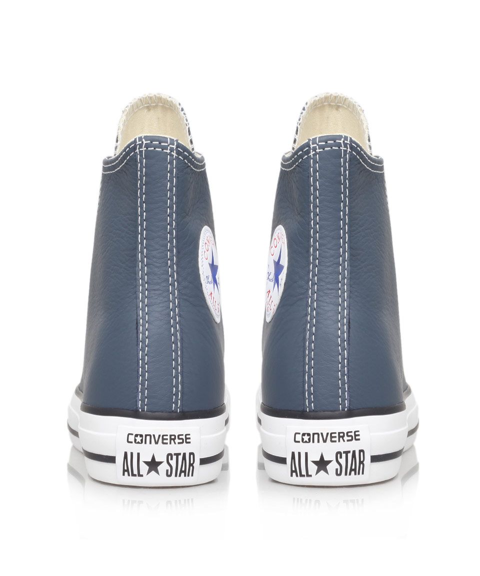 womens converse dainty mid leather trainers