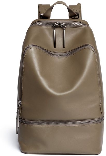3.1 Phillip Lim '31 Hour' Leather Backpack in Gray (Grey) | Lyst