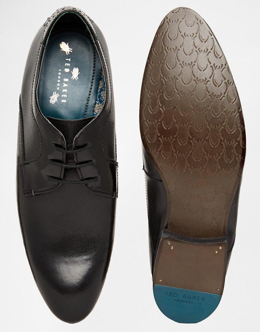 Lyst - Ted Baker Gorrden Derby Shoes in Black for Men