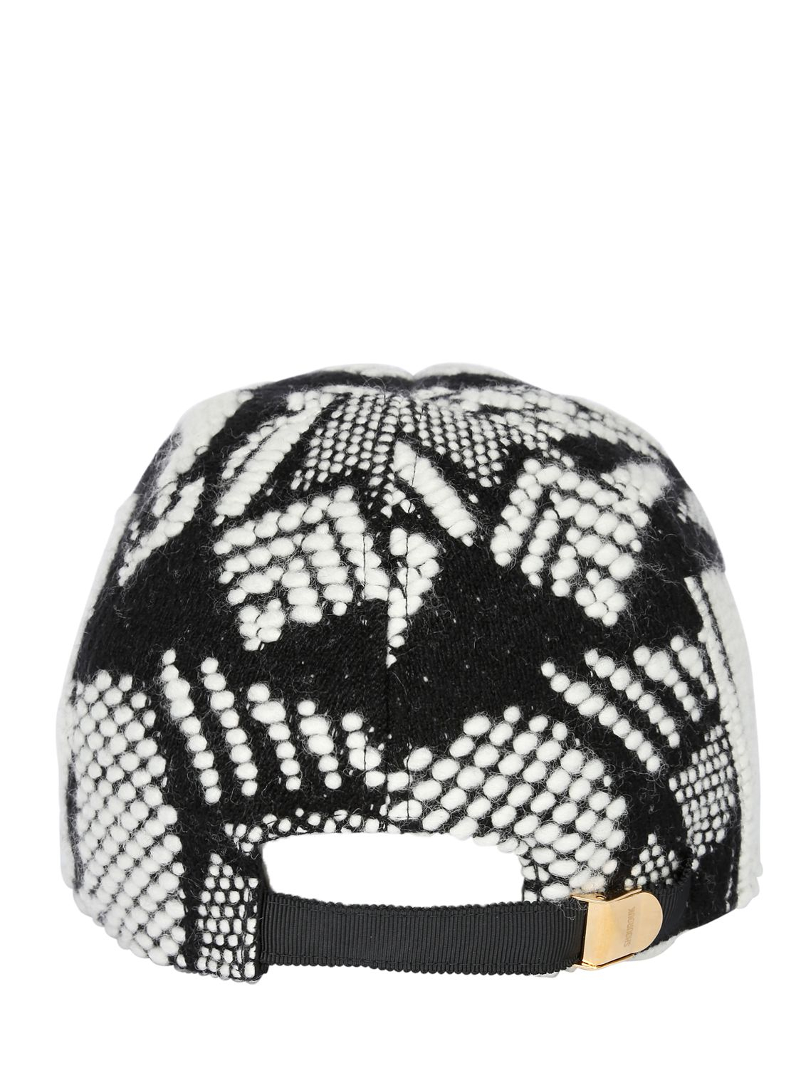 Shourouk Embellished Jacquard Cap in Black Lyst