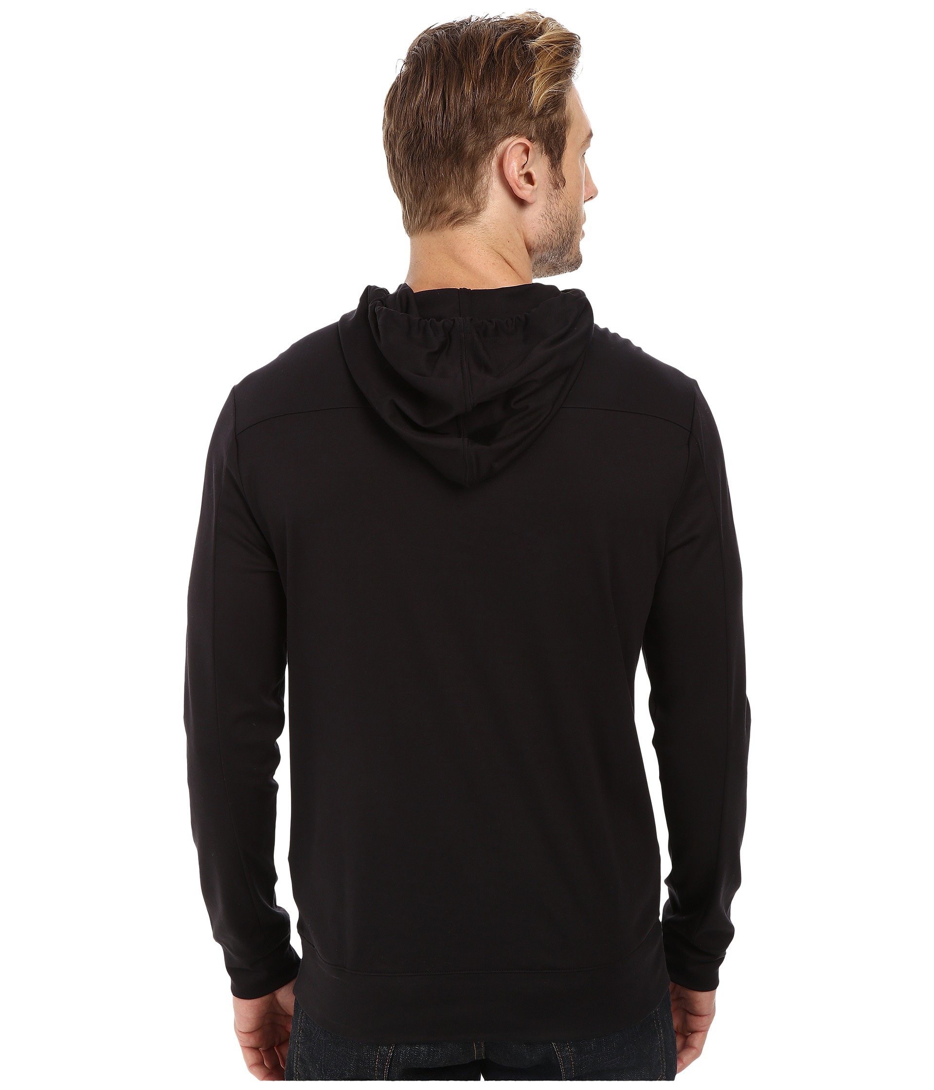 calvin klein black hoodie womens