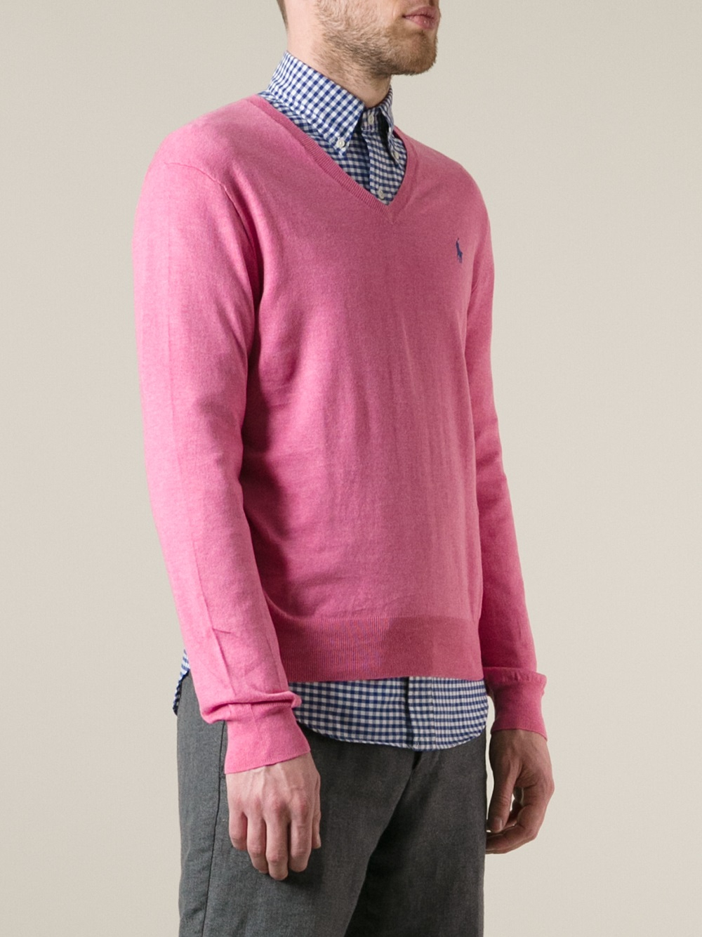 Polo ralph lauren Classic Sweater  in Purple for Men Lyst
