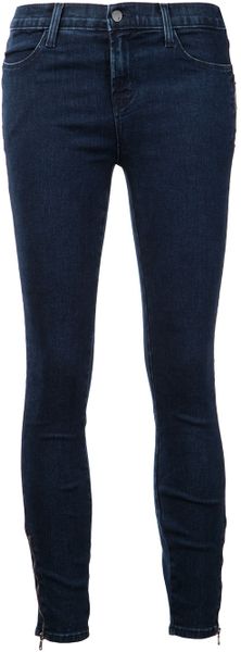 J Brand Tali Zip Jeans in Blue | Lyst