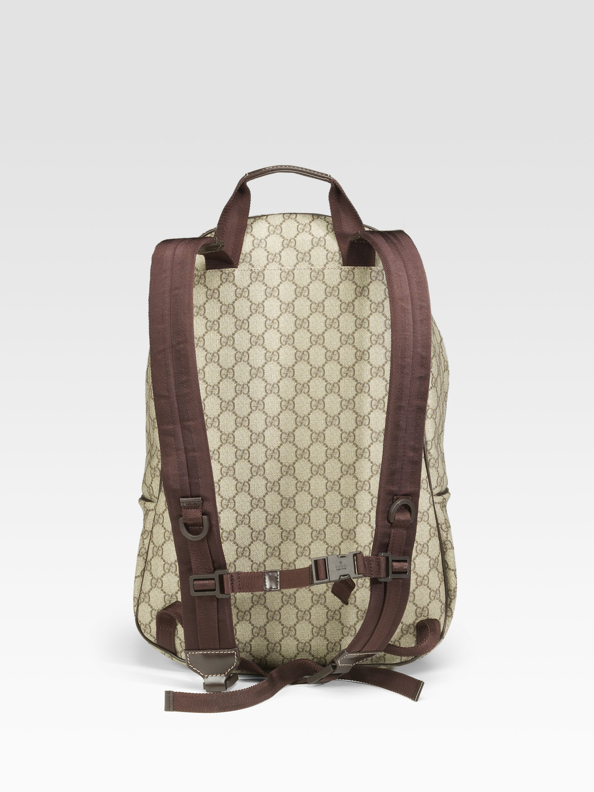 Gucci Gg Plus Backpack in Natural for Men | Lyst
