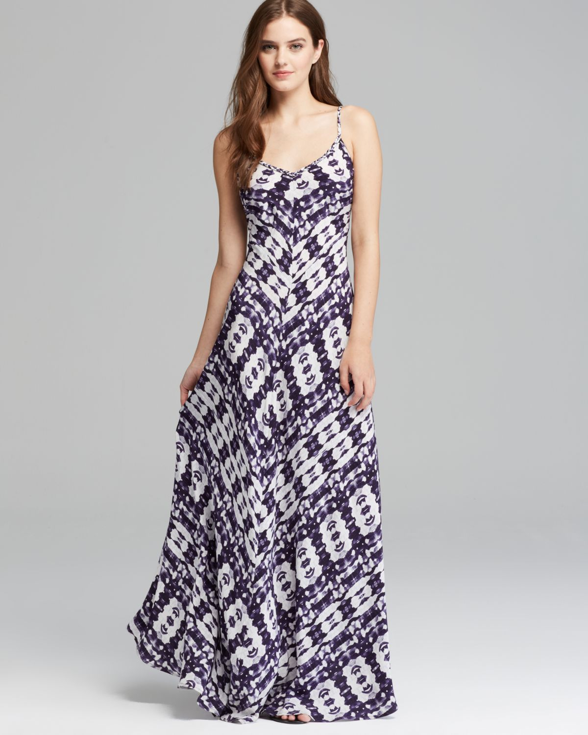 Lyst - Twelfth Street Cynthia Vincent Maxi Dress Braided Strap in White