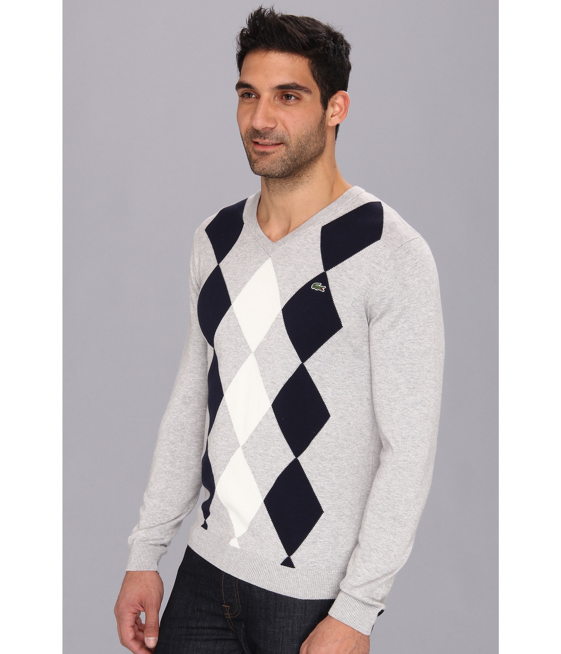 mens diamond sweater