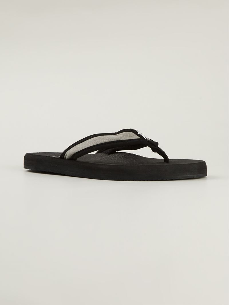 black ralph lauren flip flops