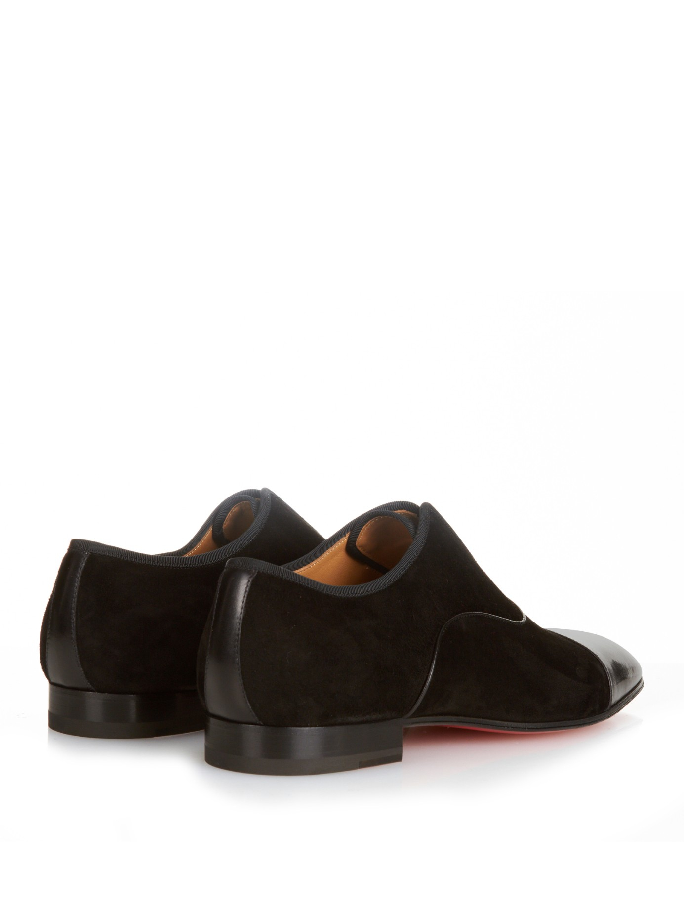 christian louboutin loafers black