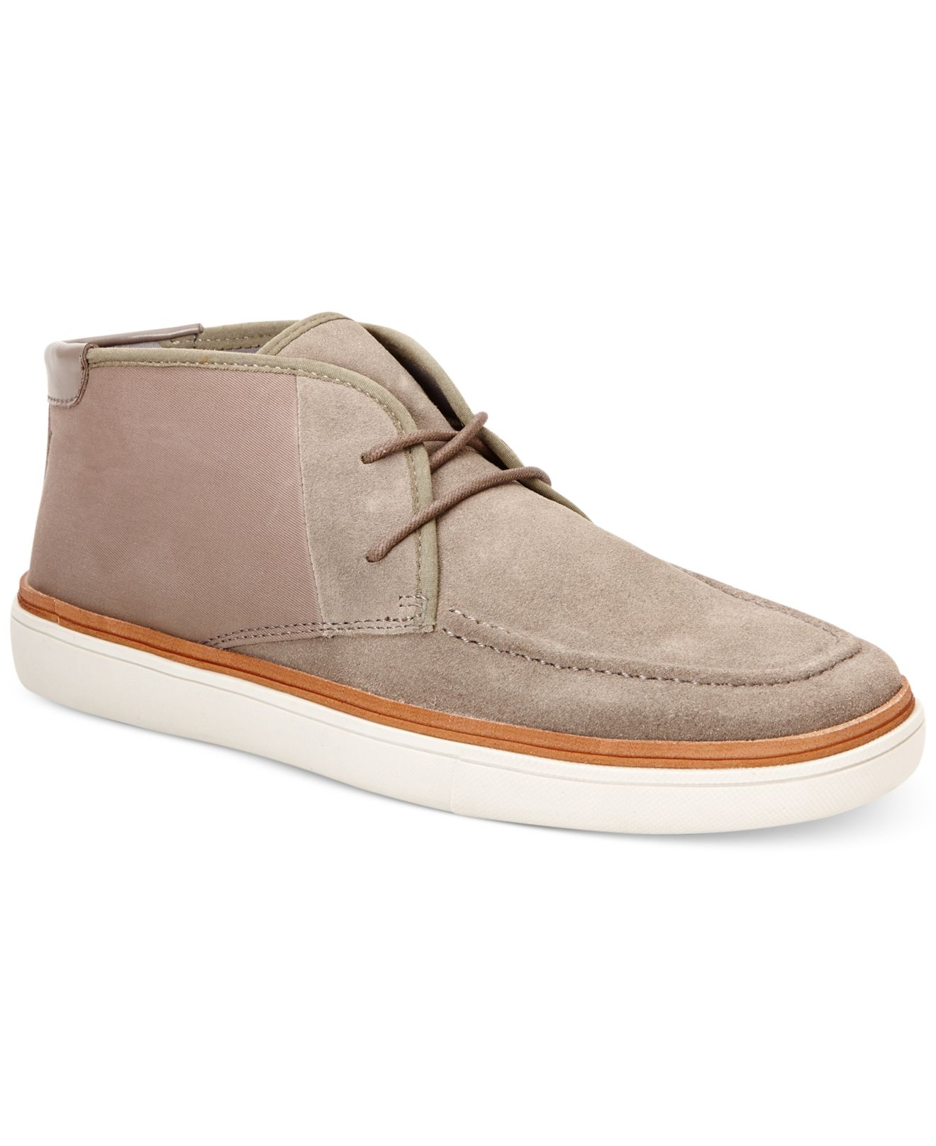 calvin klein mens black suede shoes