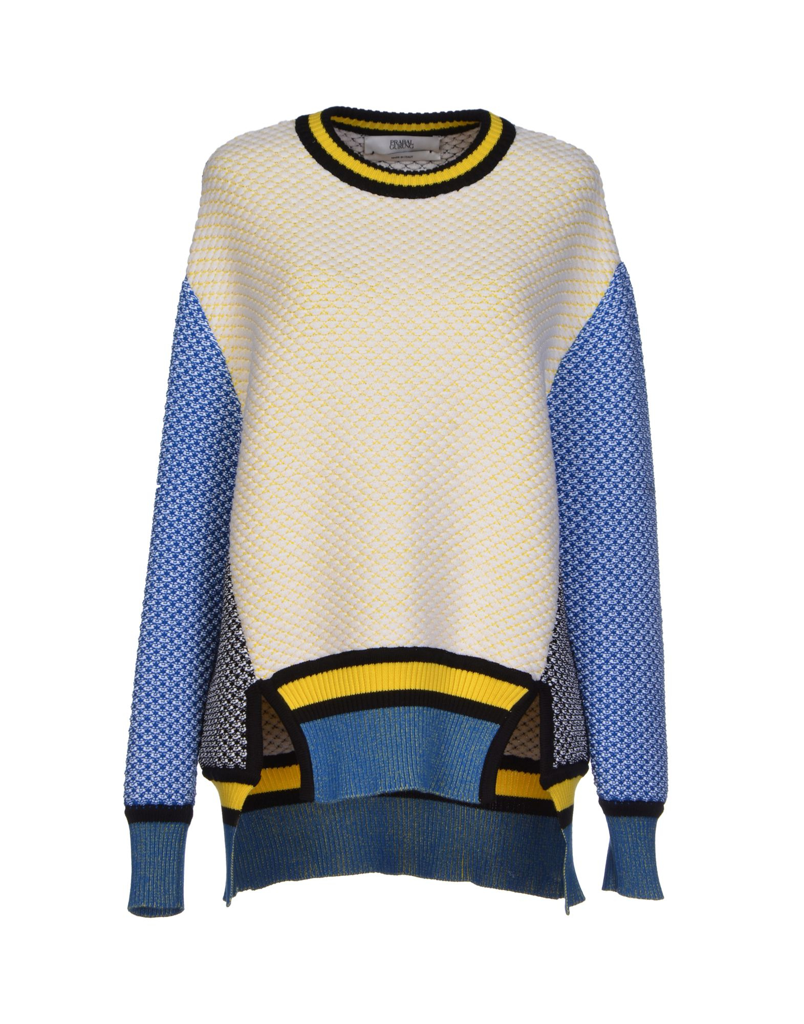 Lyst - Prabal Gurung Long Sleeve Jumper in White