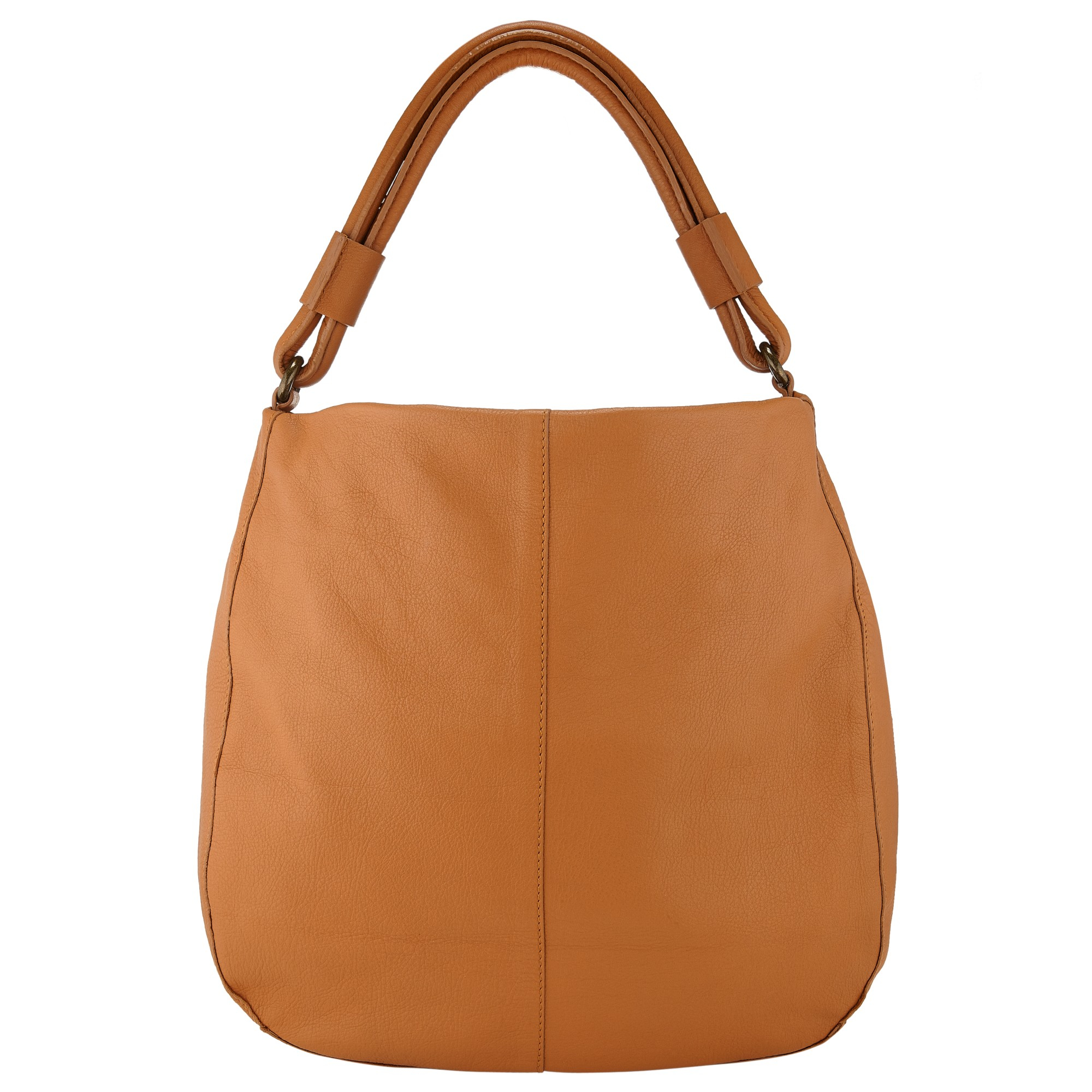 John lewis Stanley Leather Hobo Bag in Brown (Tan) Lyst