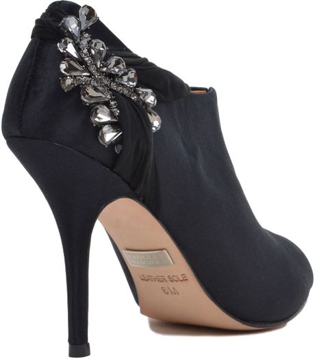 black heels open toe booties