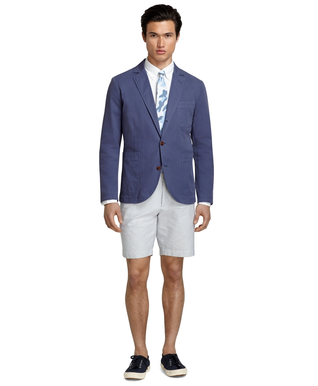 Brooks brothers Sack Jacket in Blue for Men | Lyst