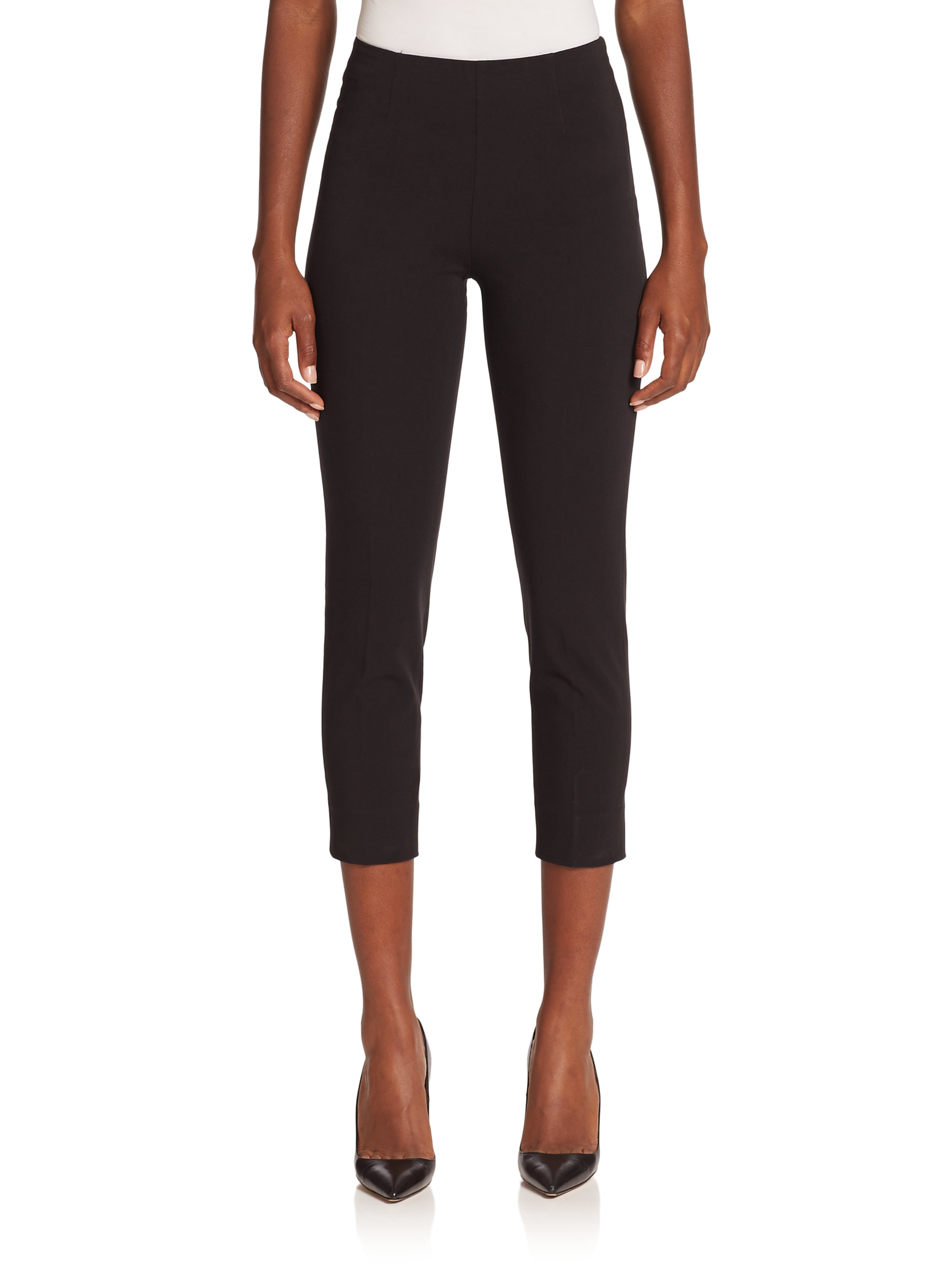 Peserico Four-way Stretch Pants in Black | Lyst