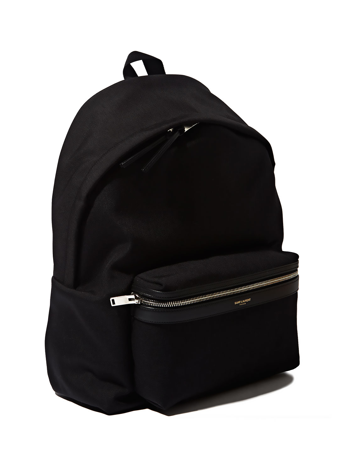 Lyst - Saint Laurent Mens Leather Details Backpack in Black for Men