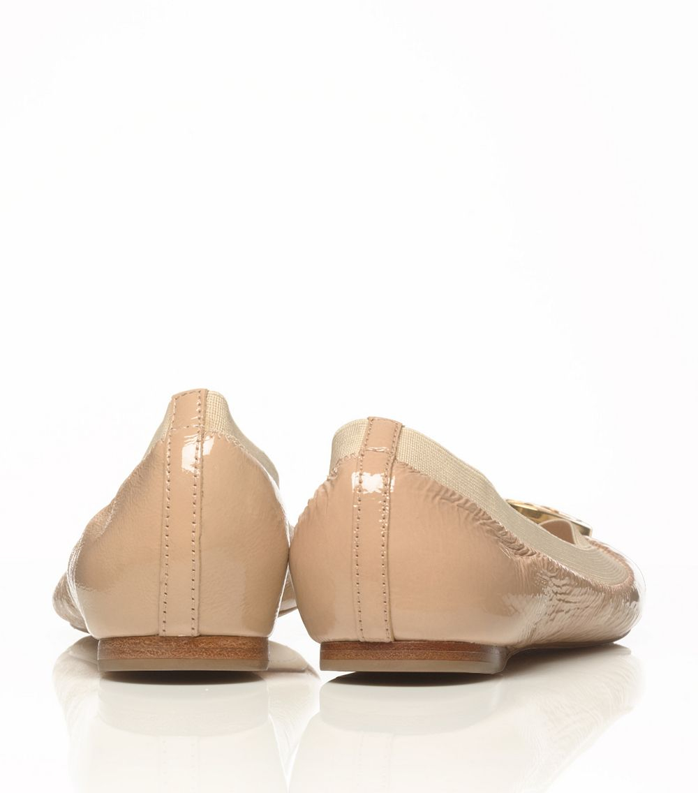 tory burch patent flats