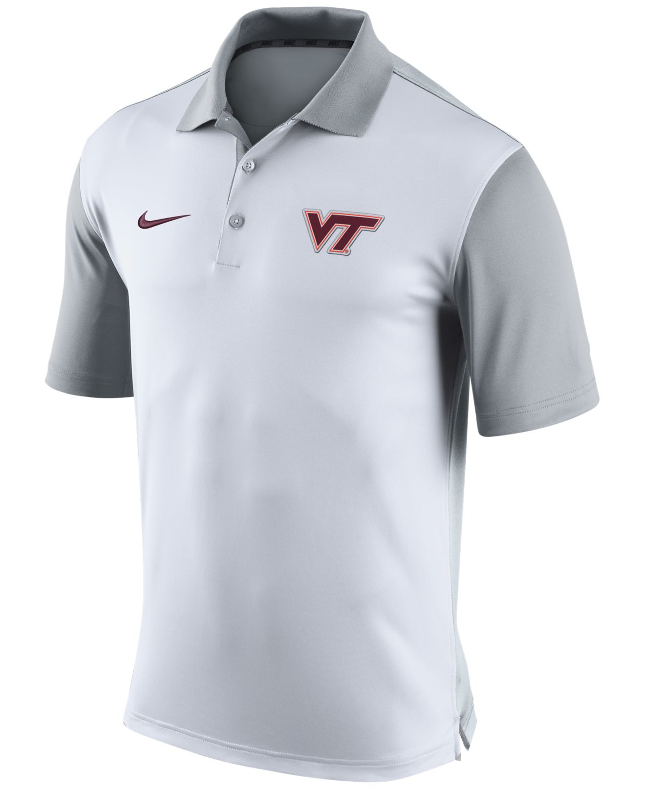 Lyst - Nike Men's Virginia Tech Hokies Preseason Polo in White for Men