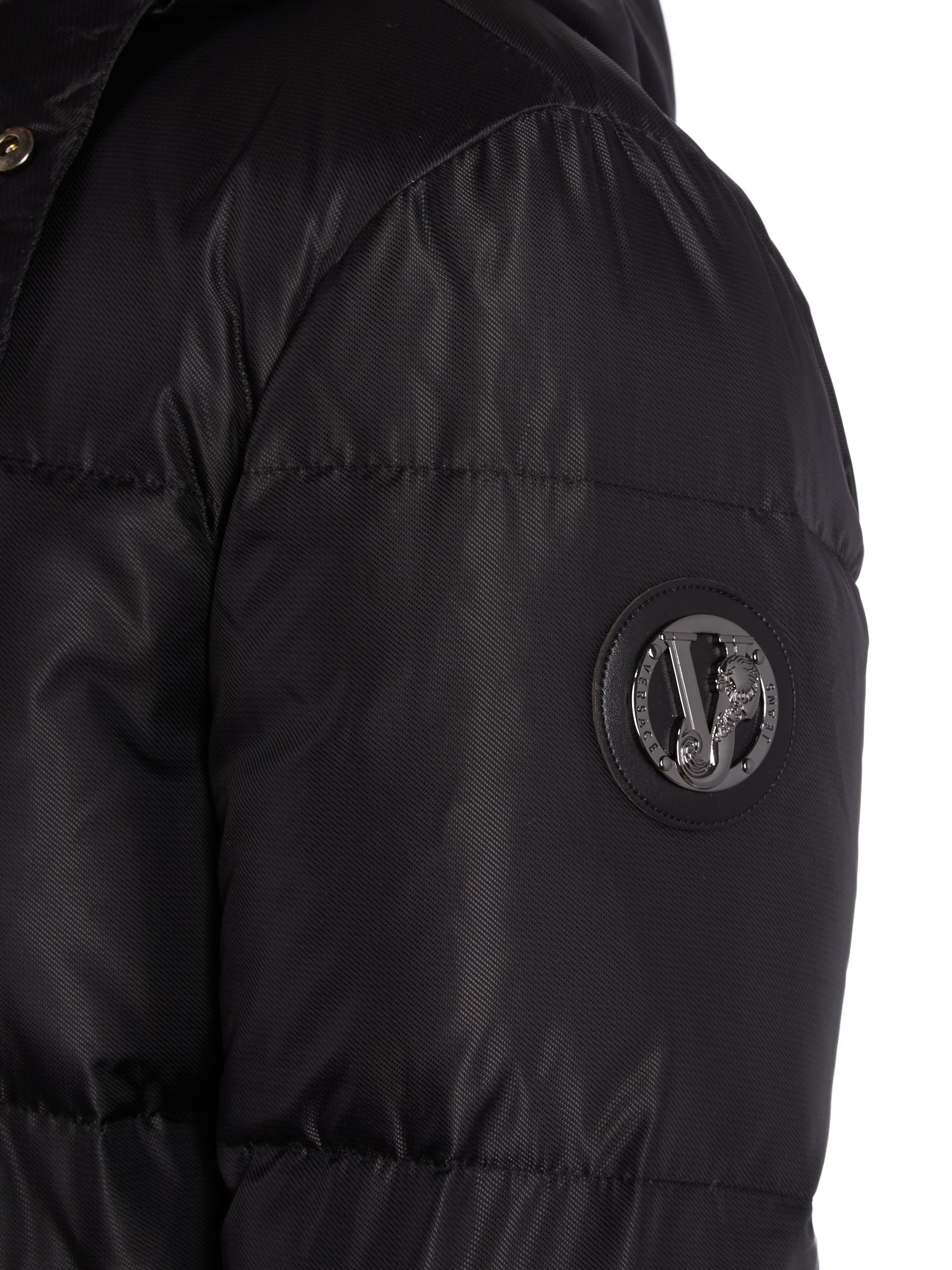 versace jeans puffer jacket