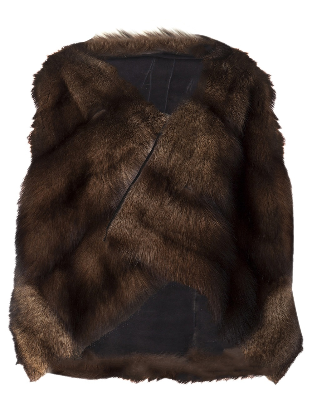 Real Fur Coat Luxury Gift Hooded Fisher 513334 New Mens Natural Brown Fisher Fur Full Length Coat Stroller Jacket 46