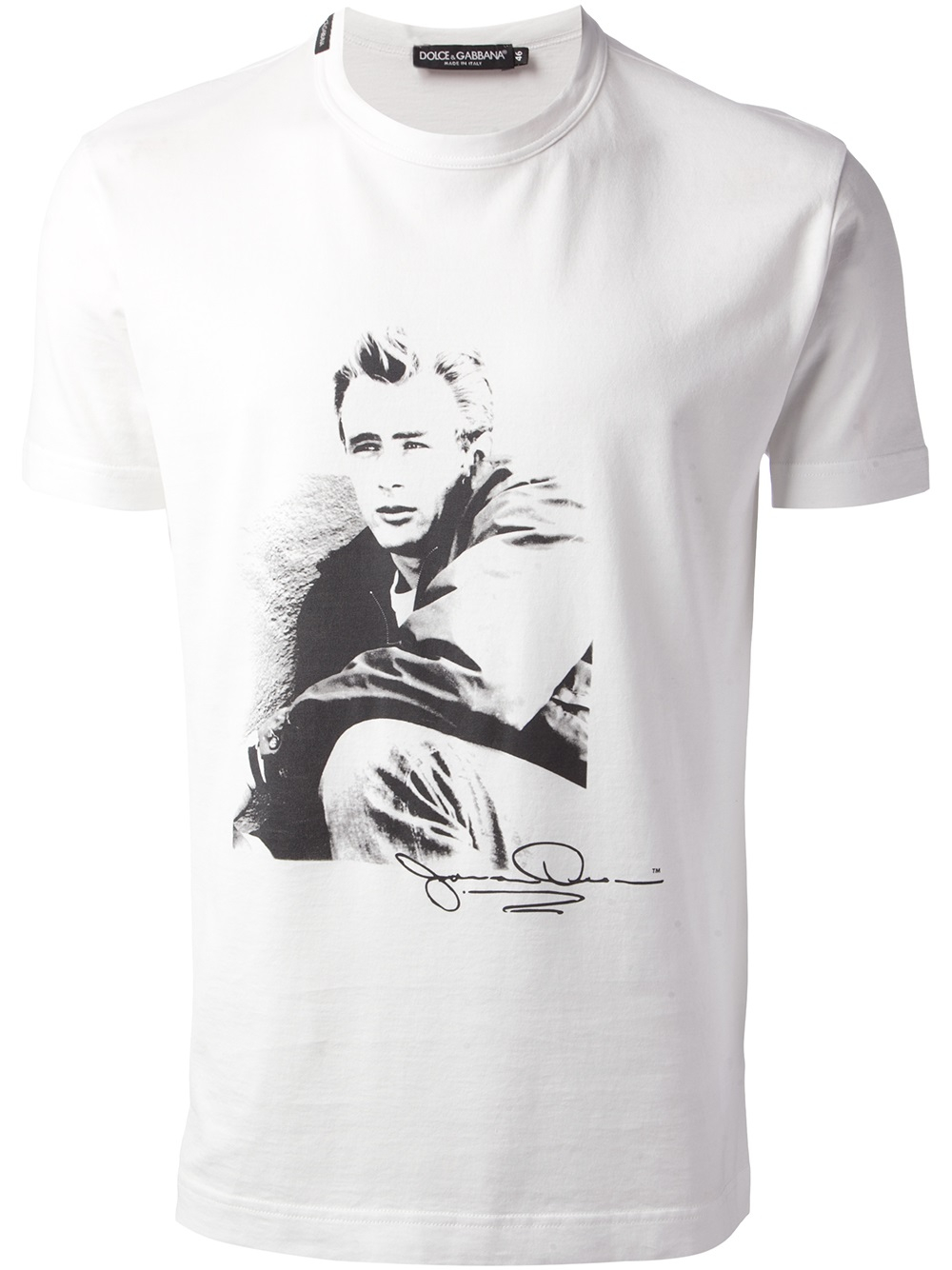 Lyst Dolce & Gabbana James Dean Tshirt in White for Men