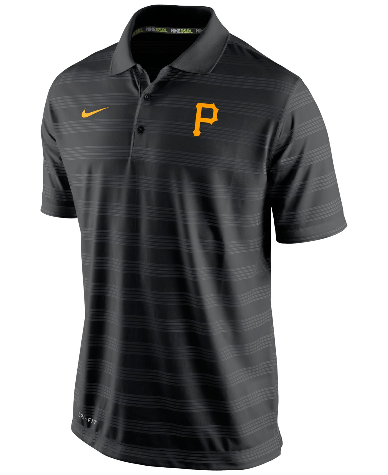Nike Men's Pittsburgh Pirates Dri-fit Polo in Black for Men | Lyst