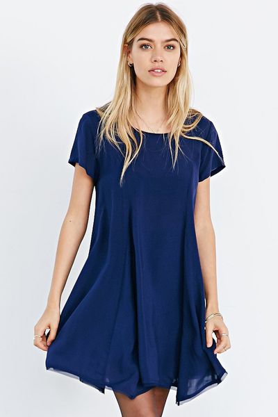 Silence Noise Witchy T Shirt  Dress  in Blue  NAVY Lyst