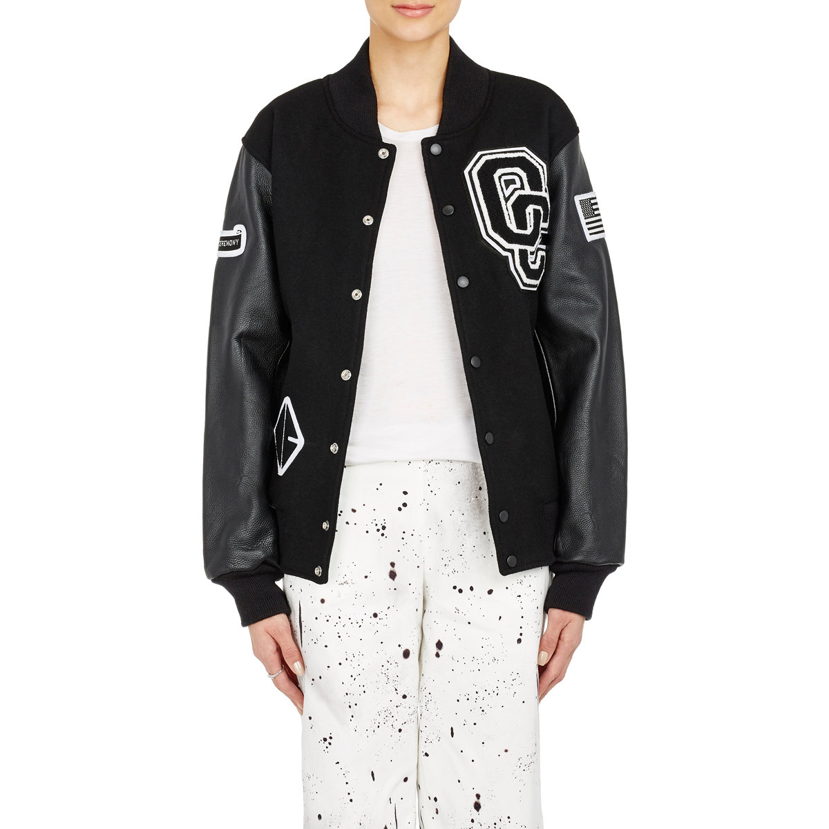 Opening ceremony Varsity Jacket in Black | Lyst